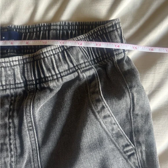 GAP Women's Black Washed Wide Leg Jeans Medium NWOT - Picture 9 of 11